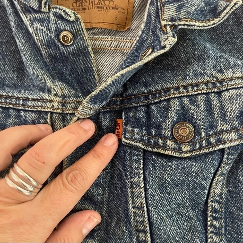 Levi’s orange tab jean jacket